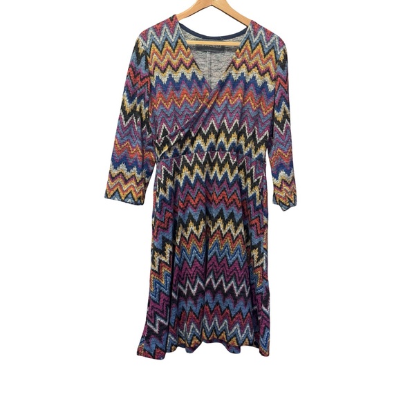 Aime Scott “The Holloway” Half Wrap Dress – Size Large – Toronto Designer - Picture 4 of 12